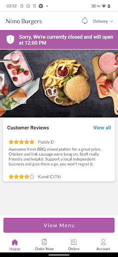 Nimo Burgers Screen 2