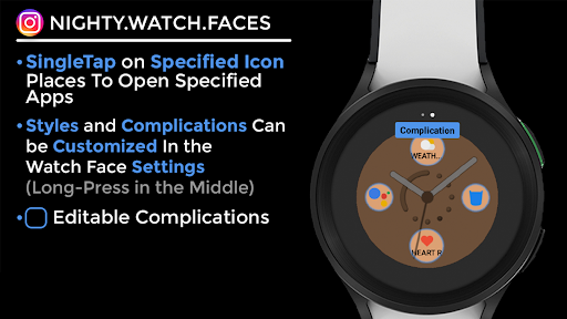 Night 35 - watch face screenshot 16