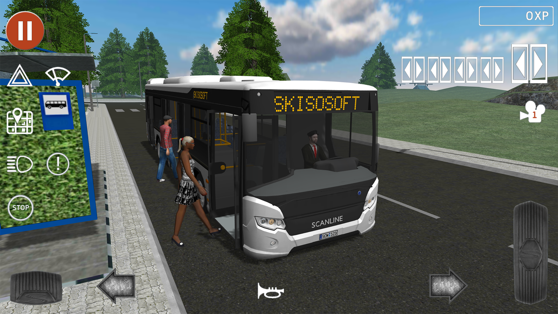 Android application Public Transport Simulator screenshort