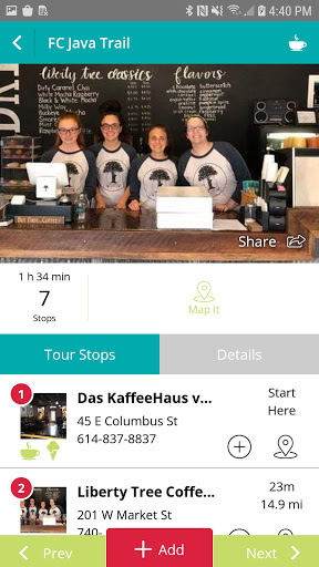 Screenshot of Visit Fairfield County Ohio