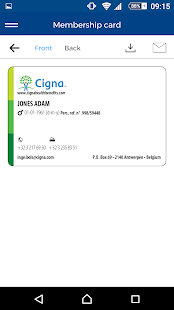 Cigna Health Benefits Screenshot