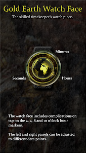 WFAM Gold Earth Watch Face