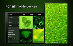screenshot of Green Wallpapers 4K