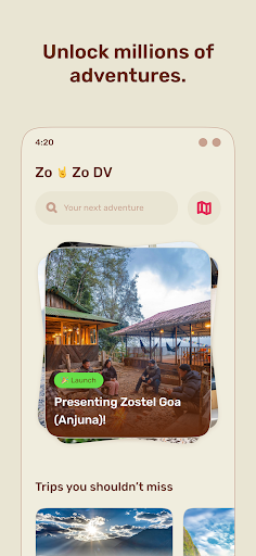Zostel - Zo Trips Screenshot 2 - AppWisp.com