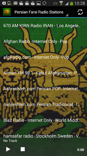 Android application Persian Farsi Radio Stations screenshort