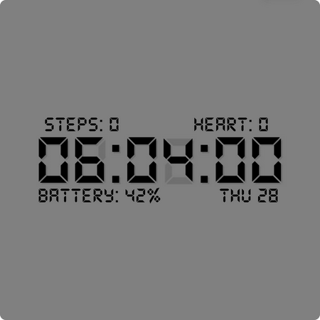 Digits Watch Face screenshot 0