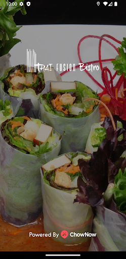 Android application Thai Fusion Bistro screenshort