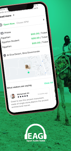 Egypt Audio Guide (EAG) Screen 3