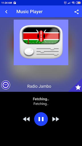 Android application listen to radio jambo online screenshort