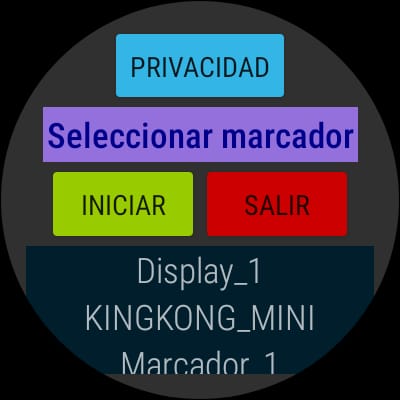 Android application Paddle Scoreboard screenshort