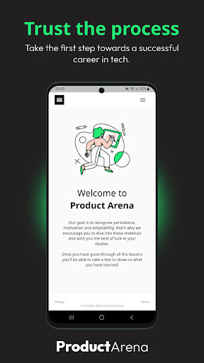 Android application Product Arena screenshort