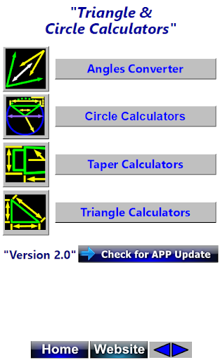 Triangle and Circle Calculators