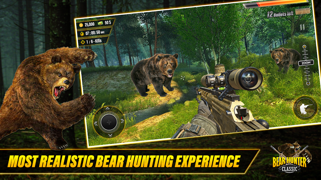 Captura de Pantalla 10 Wild Bear Hunting FPS Game android