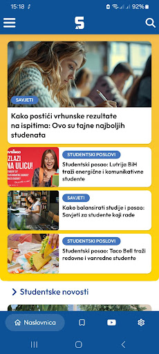 Android application STUDOMAT screenshort