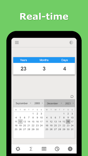 Screenshot of Age Calculator: Date of Birth