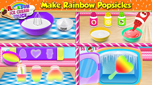 Rainbow Ice Cream Truck Screen 2