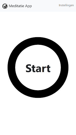 Android application OV Meditatie Timer screenshort