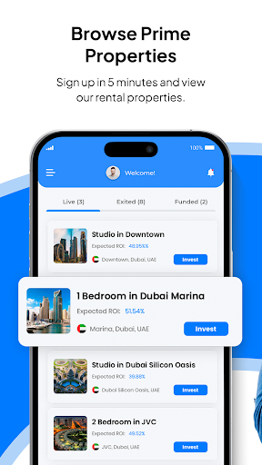 SmartCrowd: Invest in Property Screen 2