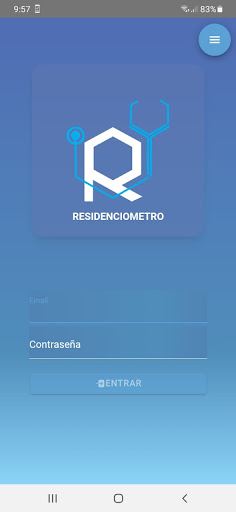 Android application residenciometro screenshort
