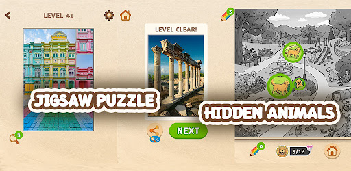 Jigsaw Puzzle: Hidden Animals