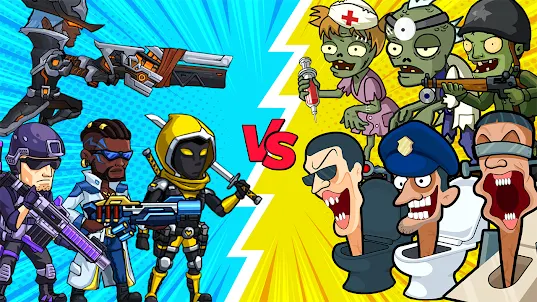 Merge War: Zombie Defense