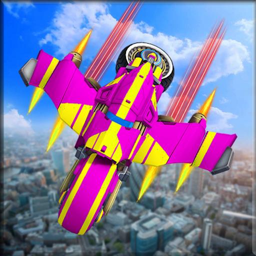 Flying Robot Bike Transforms - AppWisp.com