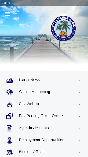 Android application City of Anna Maria screenshort