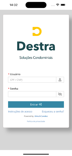 DestraAPP Screen 2