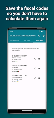 Calculate Italian fiscal codeのおすすめ画像3