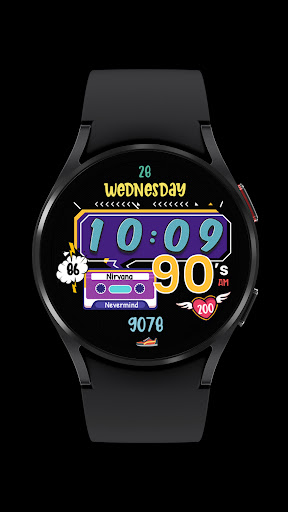 Pars 90s Digital Watch Face