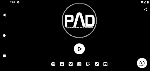 PAD Plataforma Screen 2