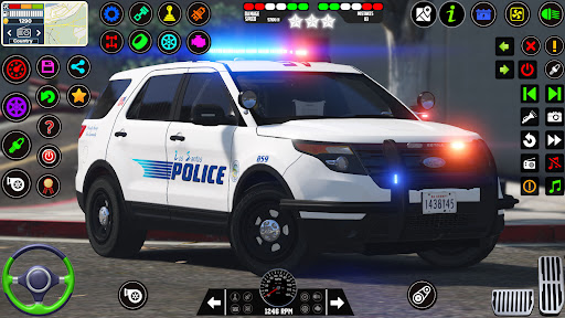 Android application American Police Car Simulator screenshort