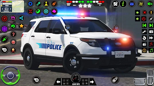 미국 경찰차 시뮬레이터