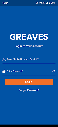Android application Greaves Battery Warranty screenshort