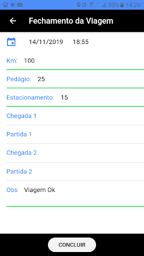P2TEC Transporte Screen 3