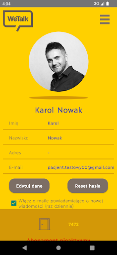 WeTalk Screen 2
