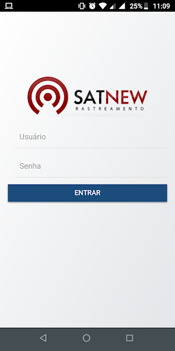 Android application SATNEW Rastreamento screenshort