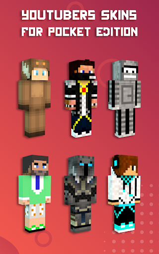 Android application Youtubers Skins screenshort