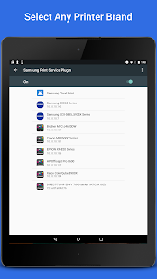 Samsung Print Service Plugin Screenshot