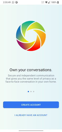 Android application Iris.Chat screenshort