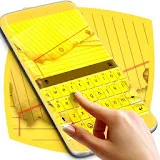 Yellow Notepad Keyboard Theme icon