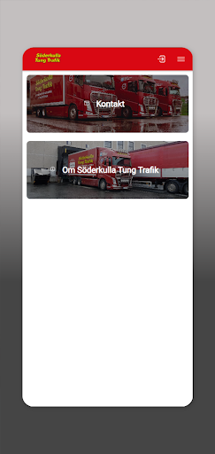 Android application Söderkulla Tung Trafik screenshort
