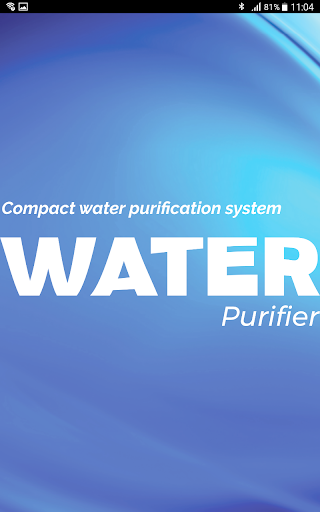 Android application Water Purifier screenshort