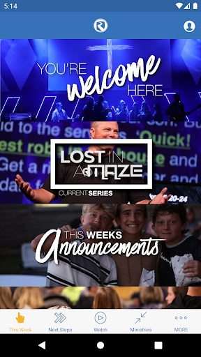 Android application The River Church - Indiana screenshort