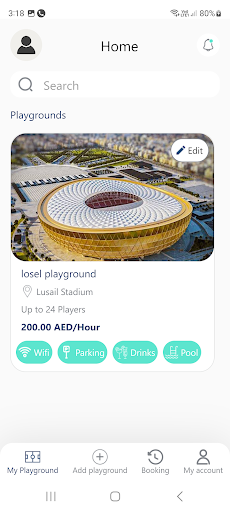 Android application Free Kick Owner screenshort