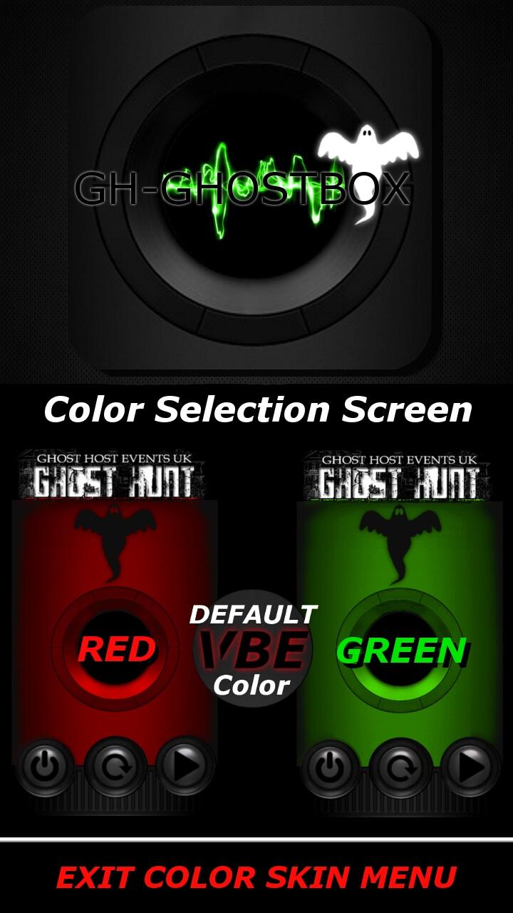 Android application Ghost Host Events Ghost Box P screenshort