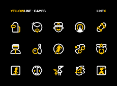YellowLine Icon Pack : LineXのおすすめ画像5