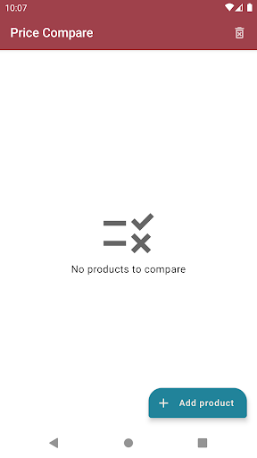 Android application Price Compare screenshort