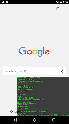 Floating Info Screen 3