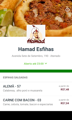 Android application Hamad Esfihas screenshort